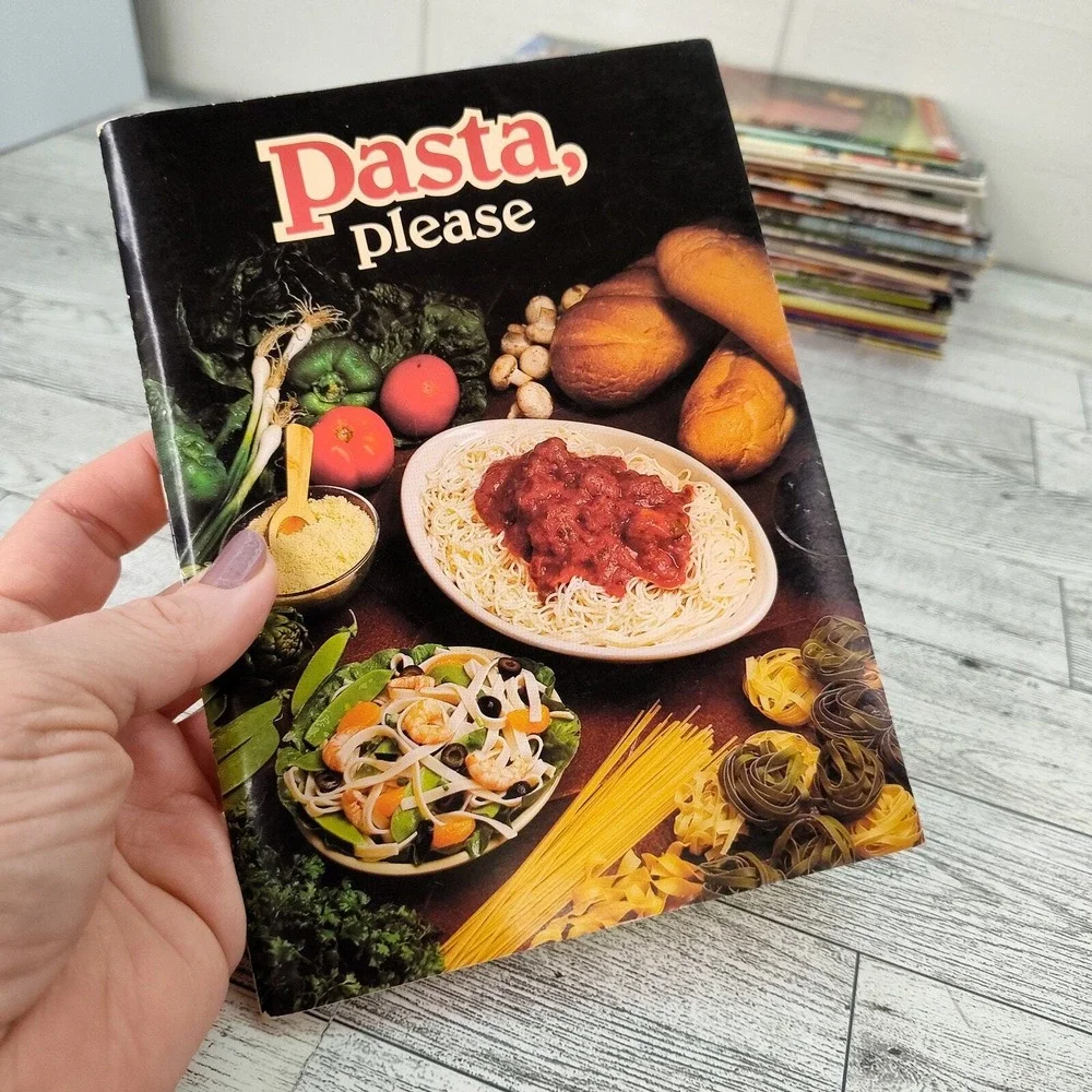Pasta‎ Please 1990 Cookbook Booklet Reiman Recipes 90s Comfort-Core
